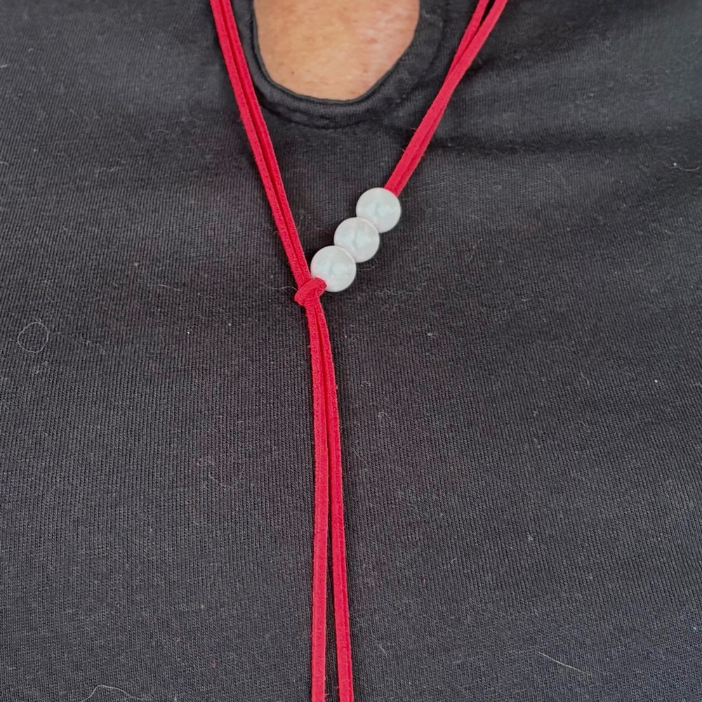 Necklace, Red